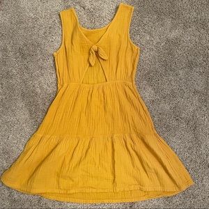 Mustard Yellow Spring/Summer Dress